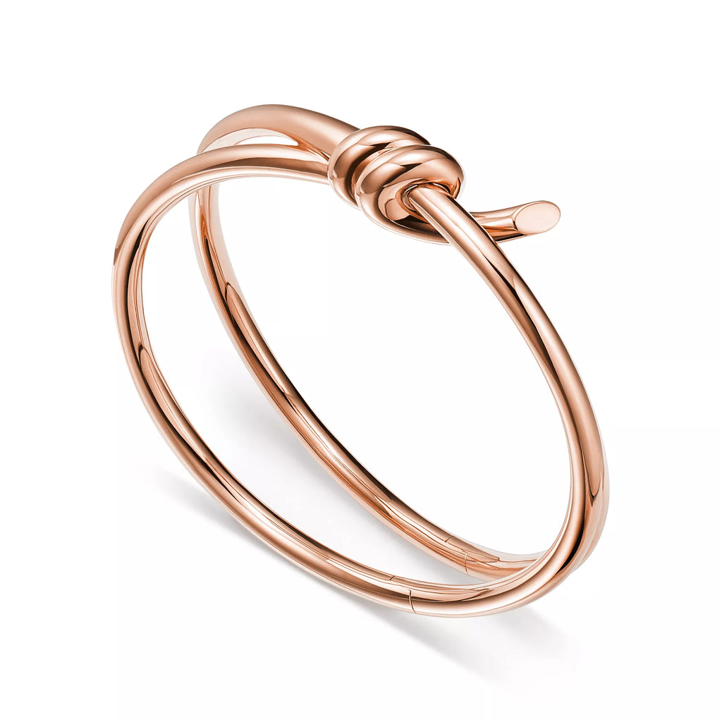 Carave Paris Knot Nail Rose Gold Bangle for Men