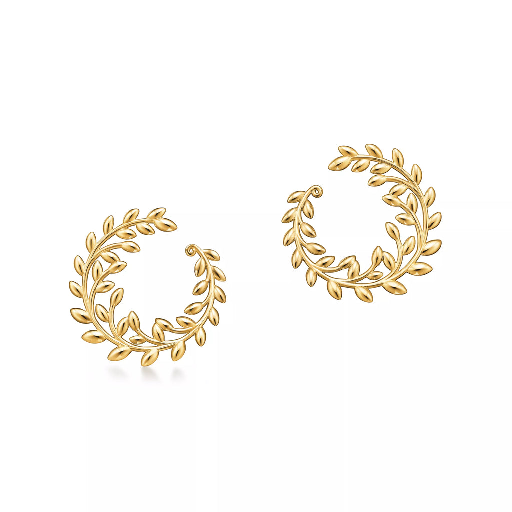 Carave Paris Laurel Wreath Open Hoop Earrings