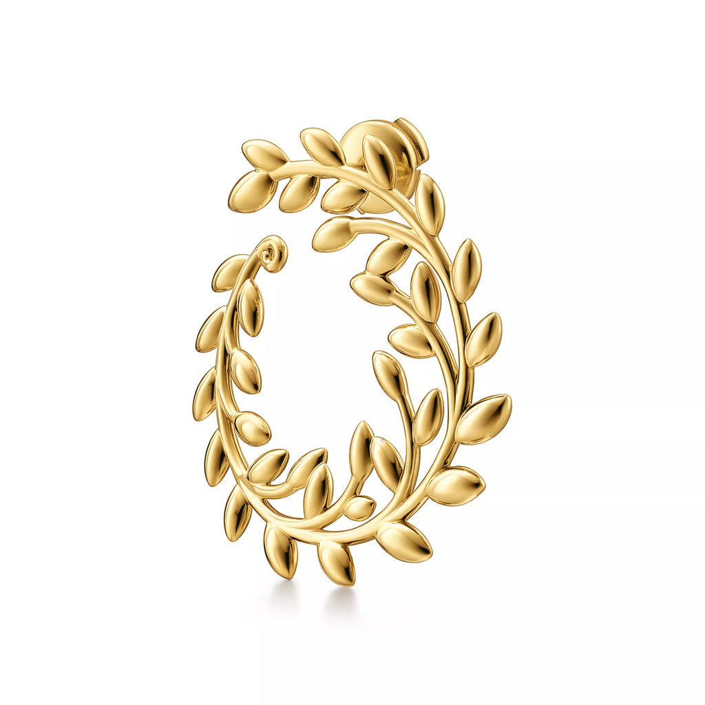 Carave Paris Laurel Wreath Open Hoop Earrings