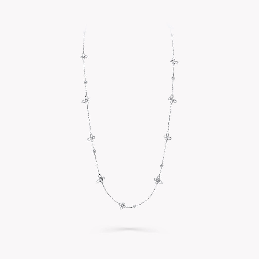 Carave Paris Layered Butterfly Diamond Necklace