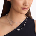 Carave Paris Layered Butterfly Diamond Necklace