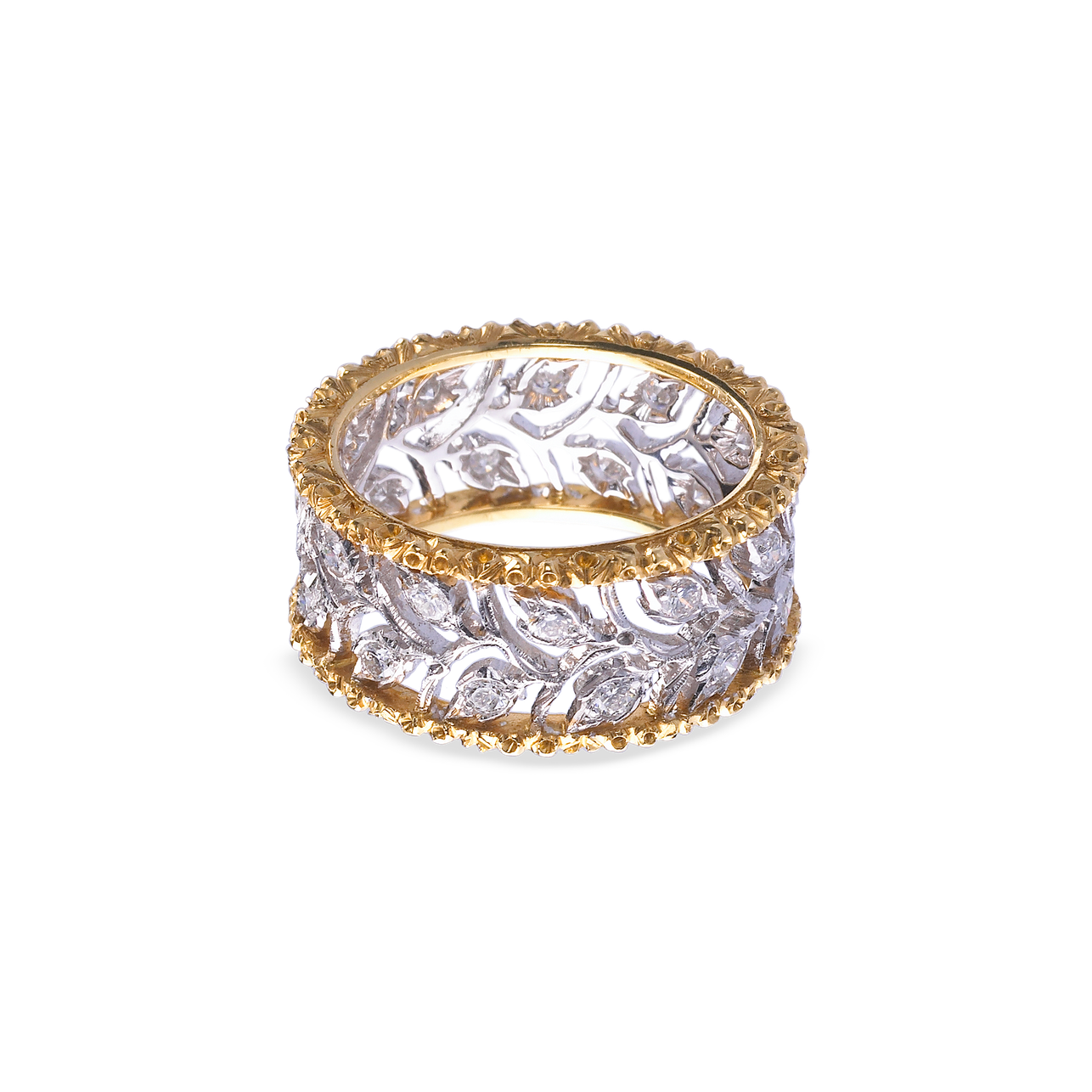 Carave Paris Leaf Lattice Eternity Band Ring