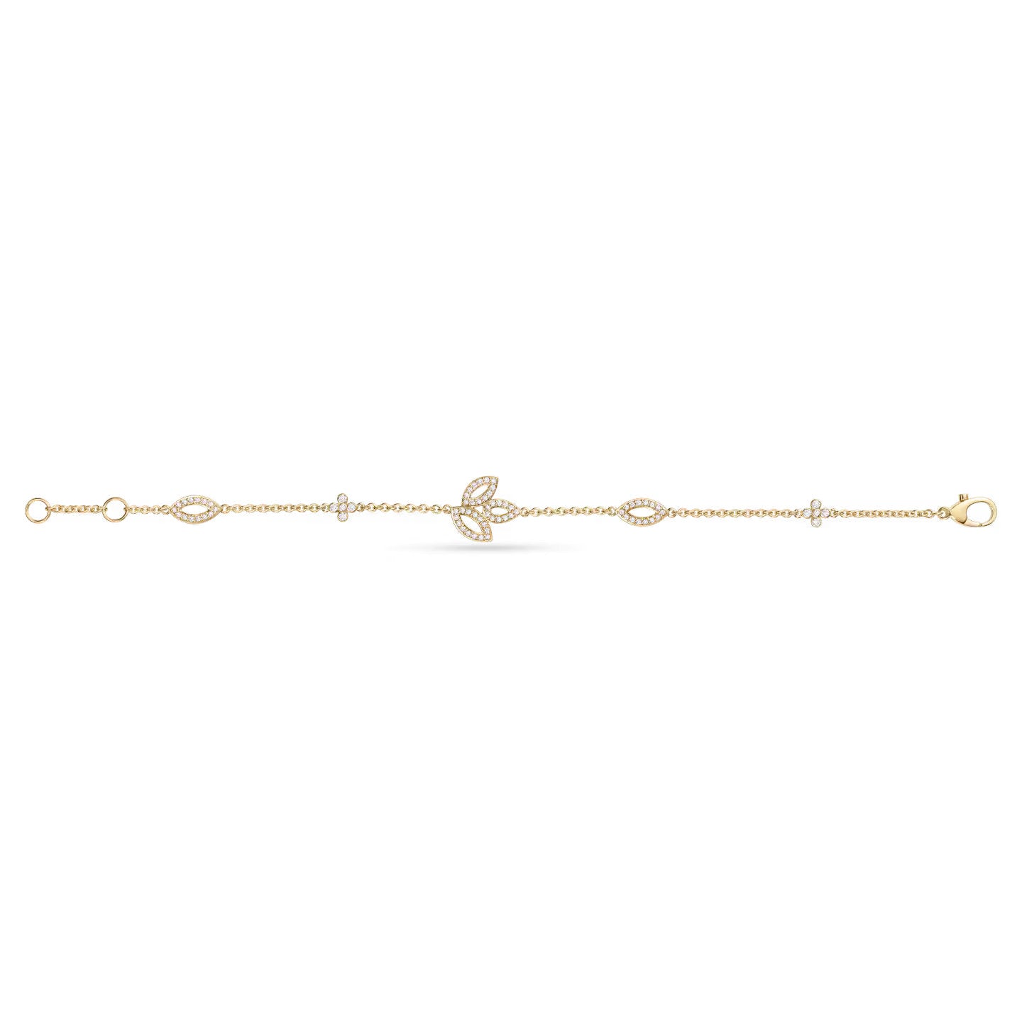 Carave Paris Lily Chain Diamond Bracelet
