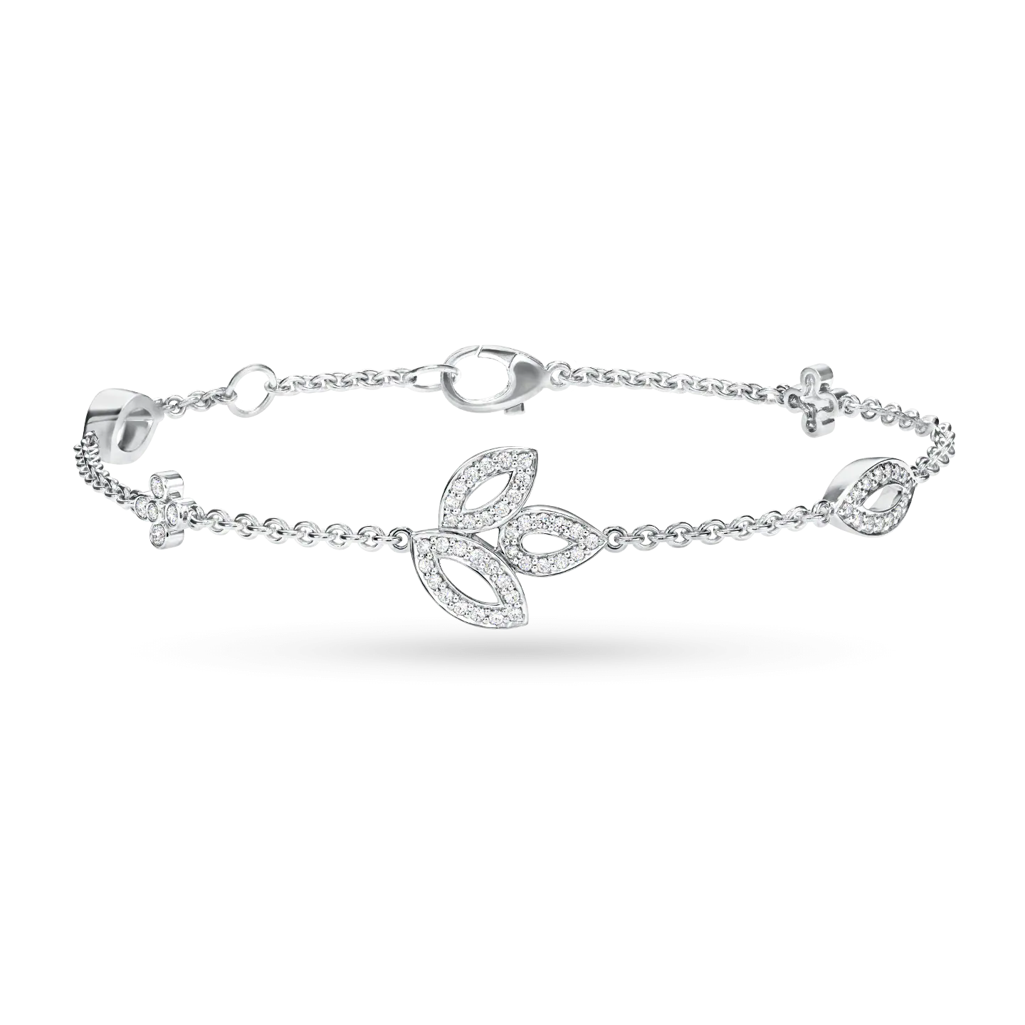 Carave Paris Lily Chain Diamond Bracelet