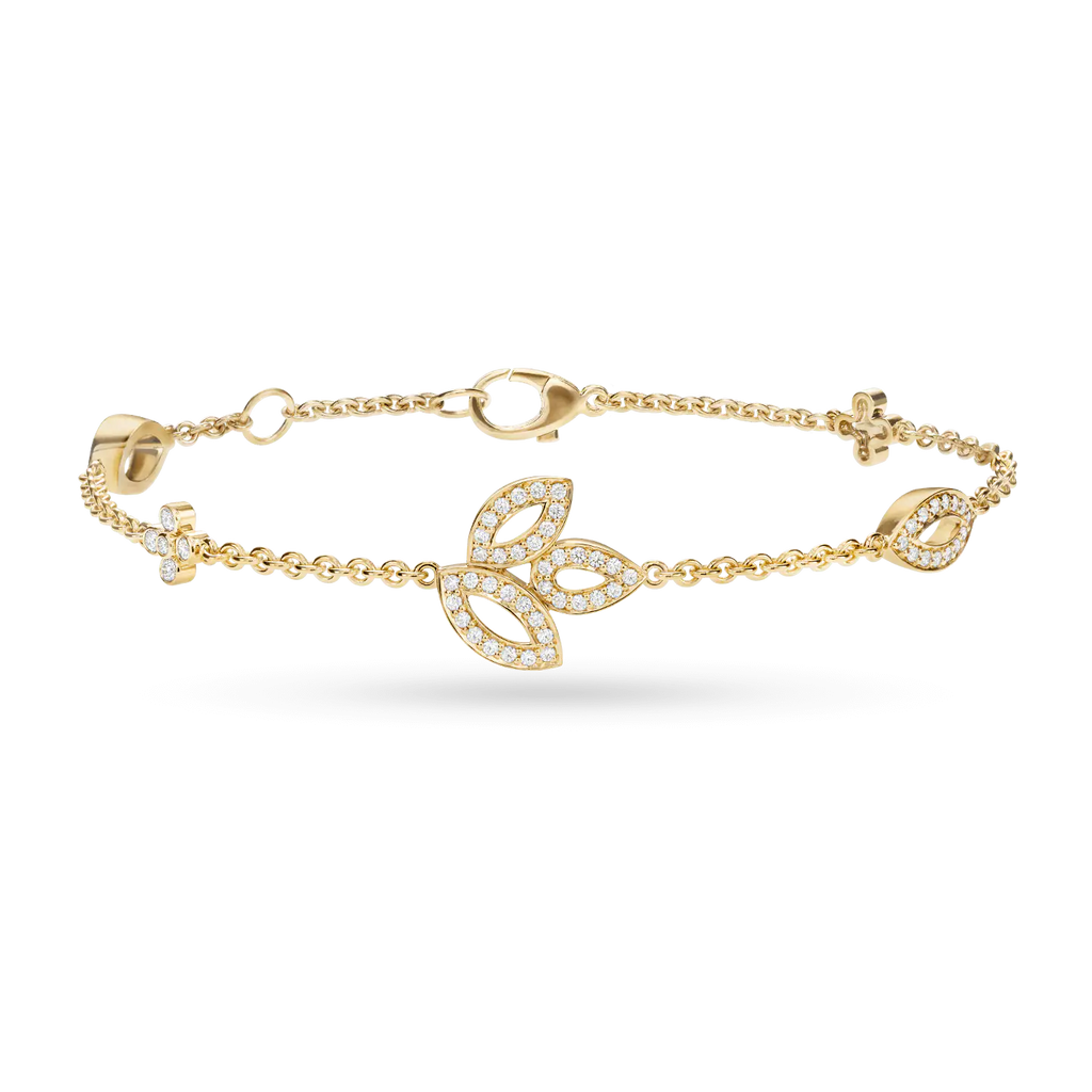 Carave Paris Lily Chain Diamond Bracelet