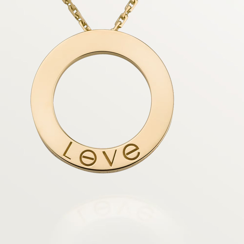 Carave Paris Love Circle Pendant Necklace