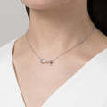 Carave Paris Love Pearl Script Pendant Necklace