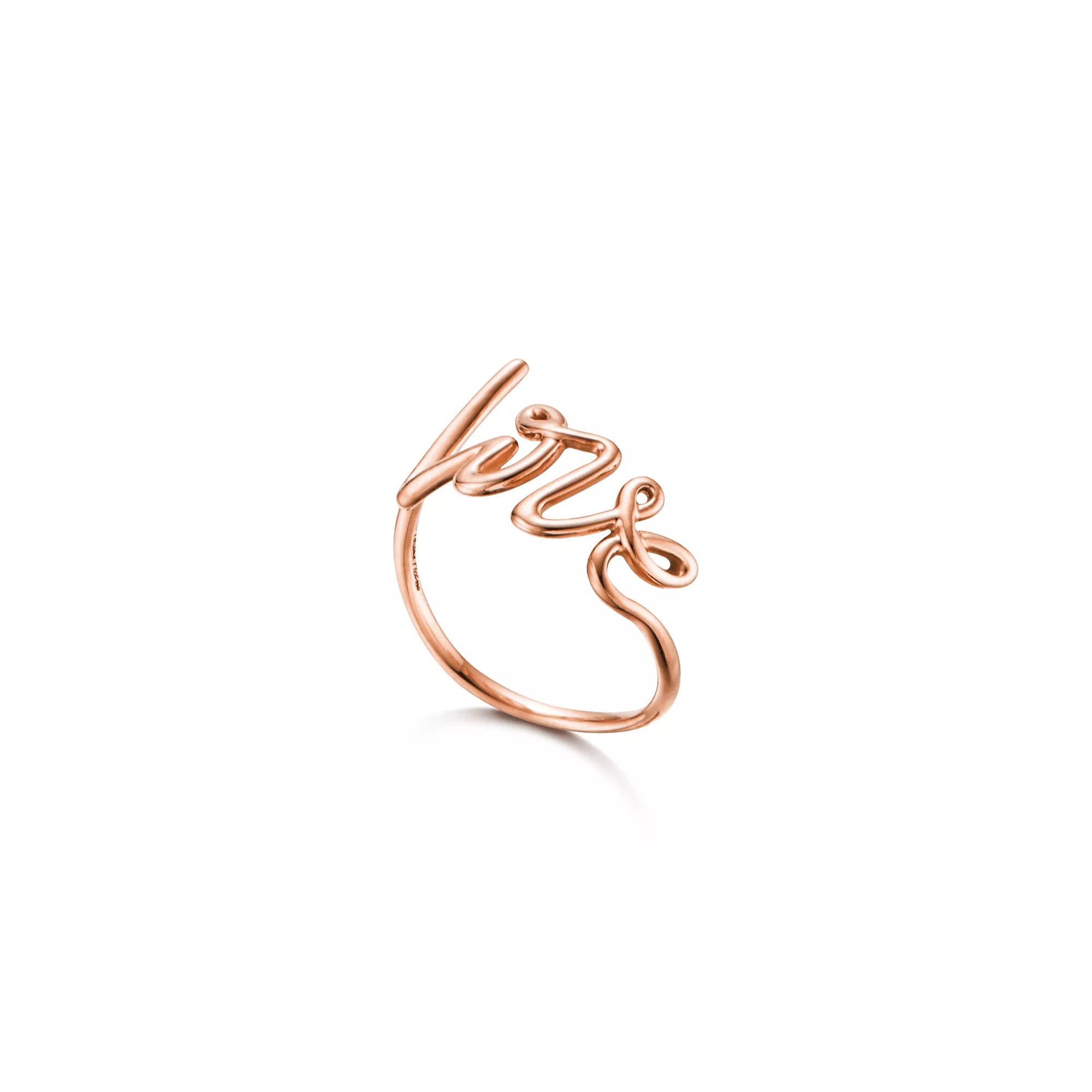 Carave Paris Love Script Open Ring