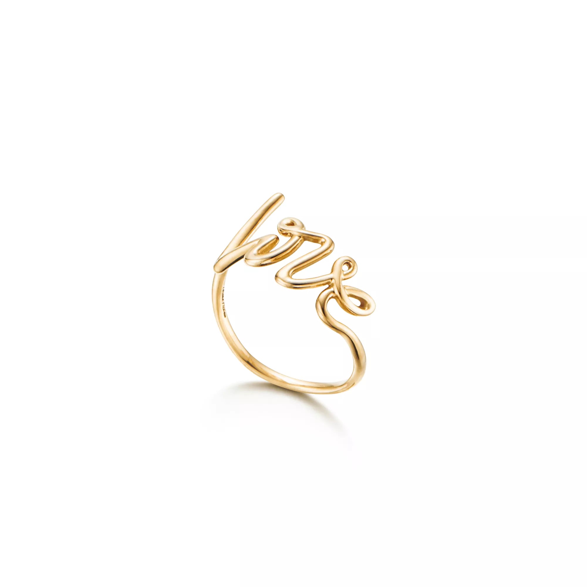 Carave Paris Love Script Open Ring
