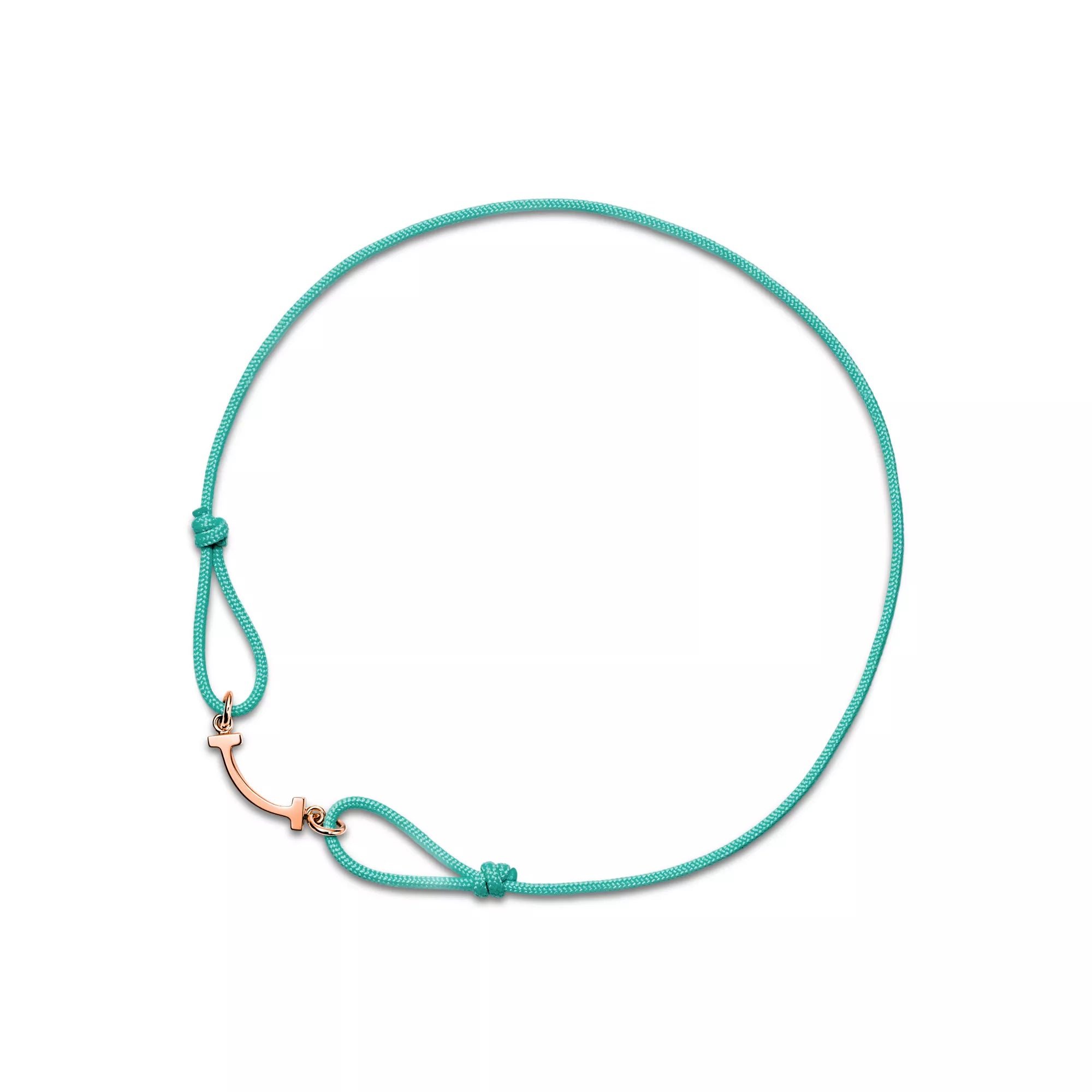 Carave Paris Lucky Horseshoe Rose Gold Cord Bracelet for Men