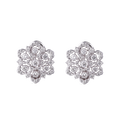 Carave Paris Lumière Florale Diamond Cluster Stud Earrings