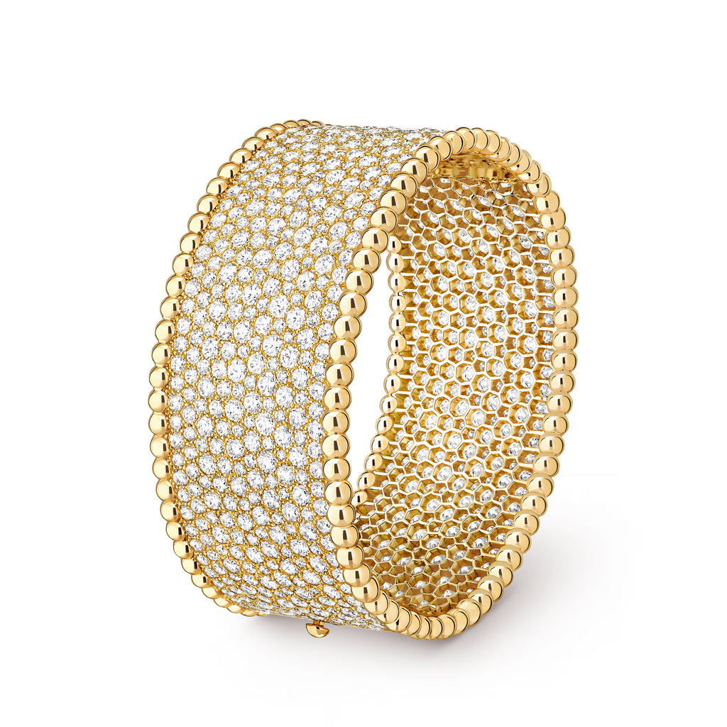 Carave Paris Lumière Pavé Diamond Cuff Bracelet