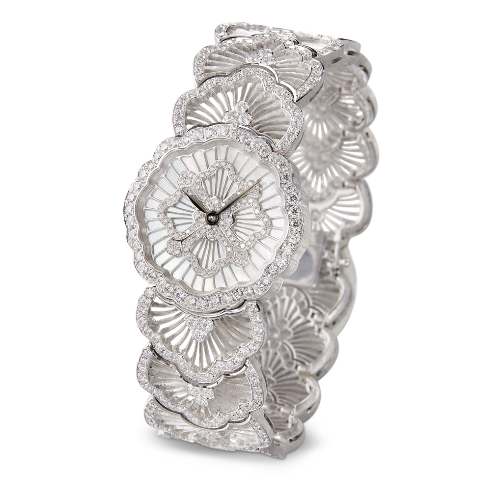 Carave Paris Luminous Petal Diamond Bracelet Watch