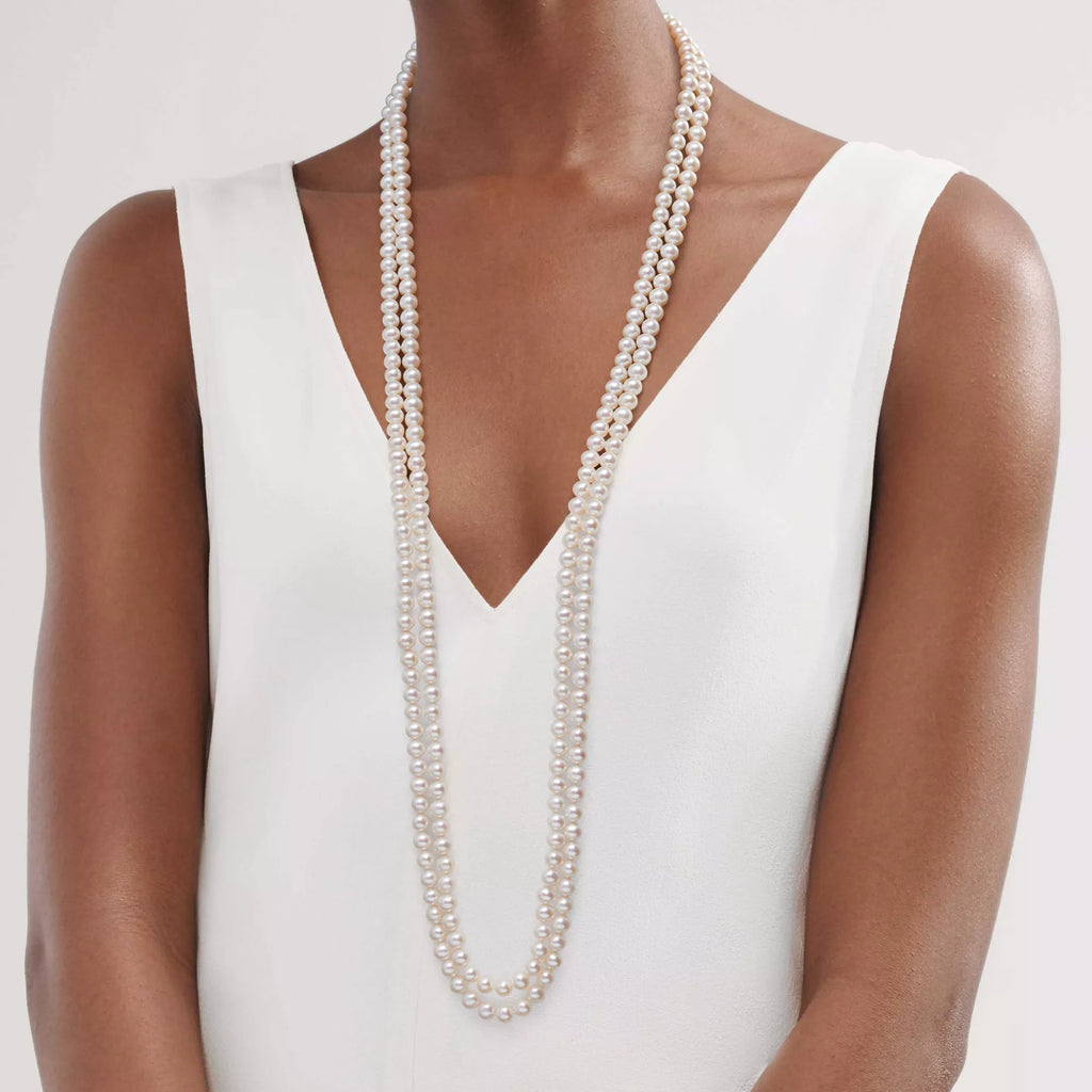 Carave Paris Luminous Triple Strand Pearl Necklace