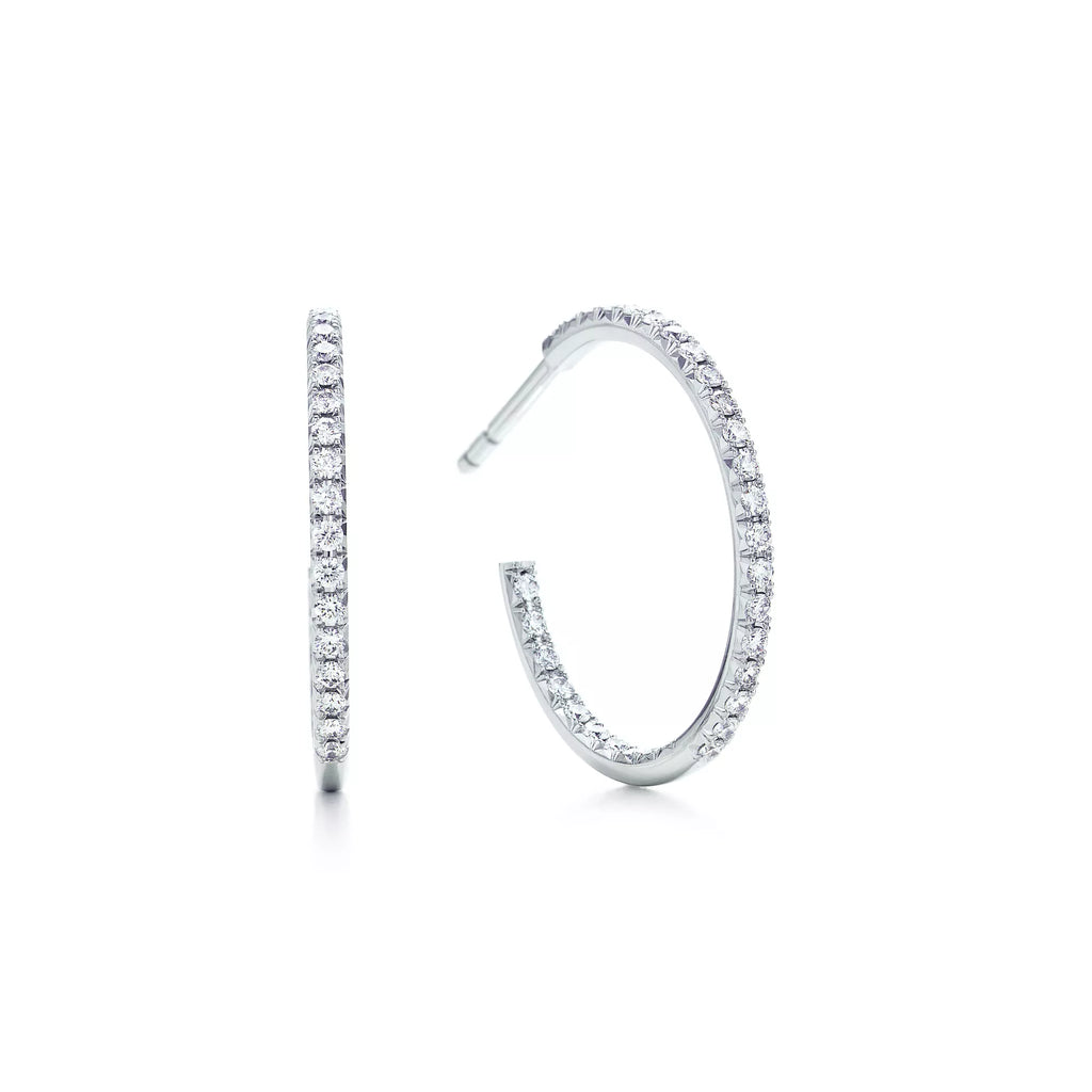 Carave Paris Luna Pavé Open Hoop Earrings