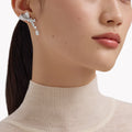 Carave Paris Luxe Bow Drop Diamond Earrings