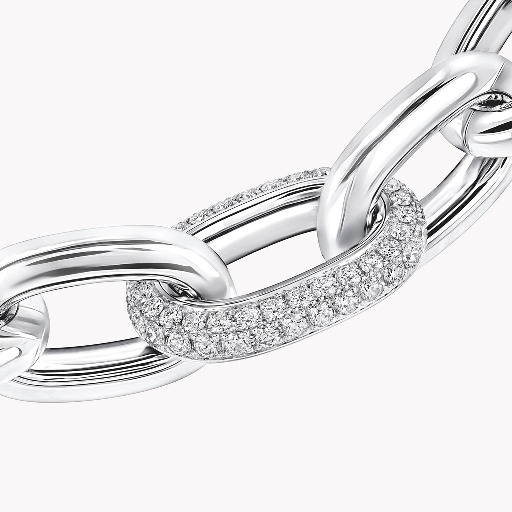 Carave Paris Luxury Pavé Link Chain Necklace