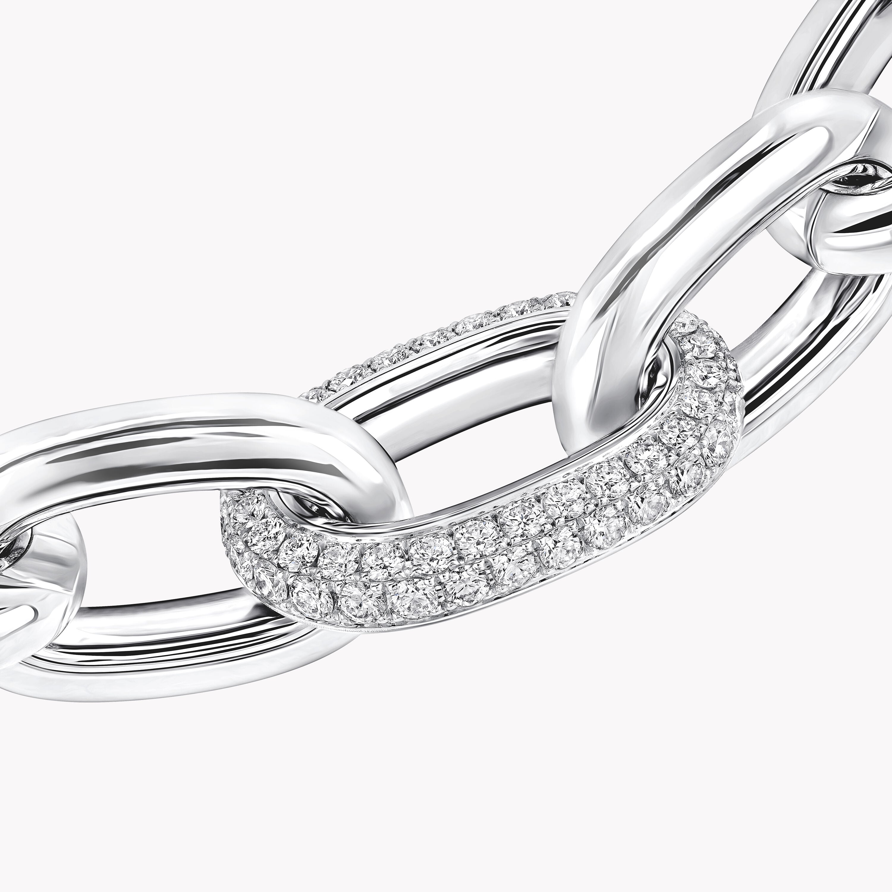 Carave Paris Luxury Pavé Link Chain Necklace