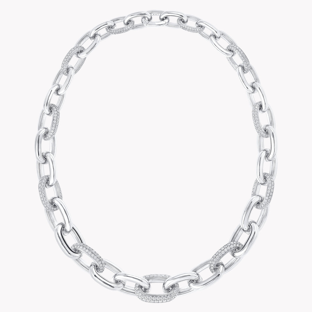 Carave Paris Luxury Pavé Link Chain Necklace