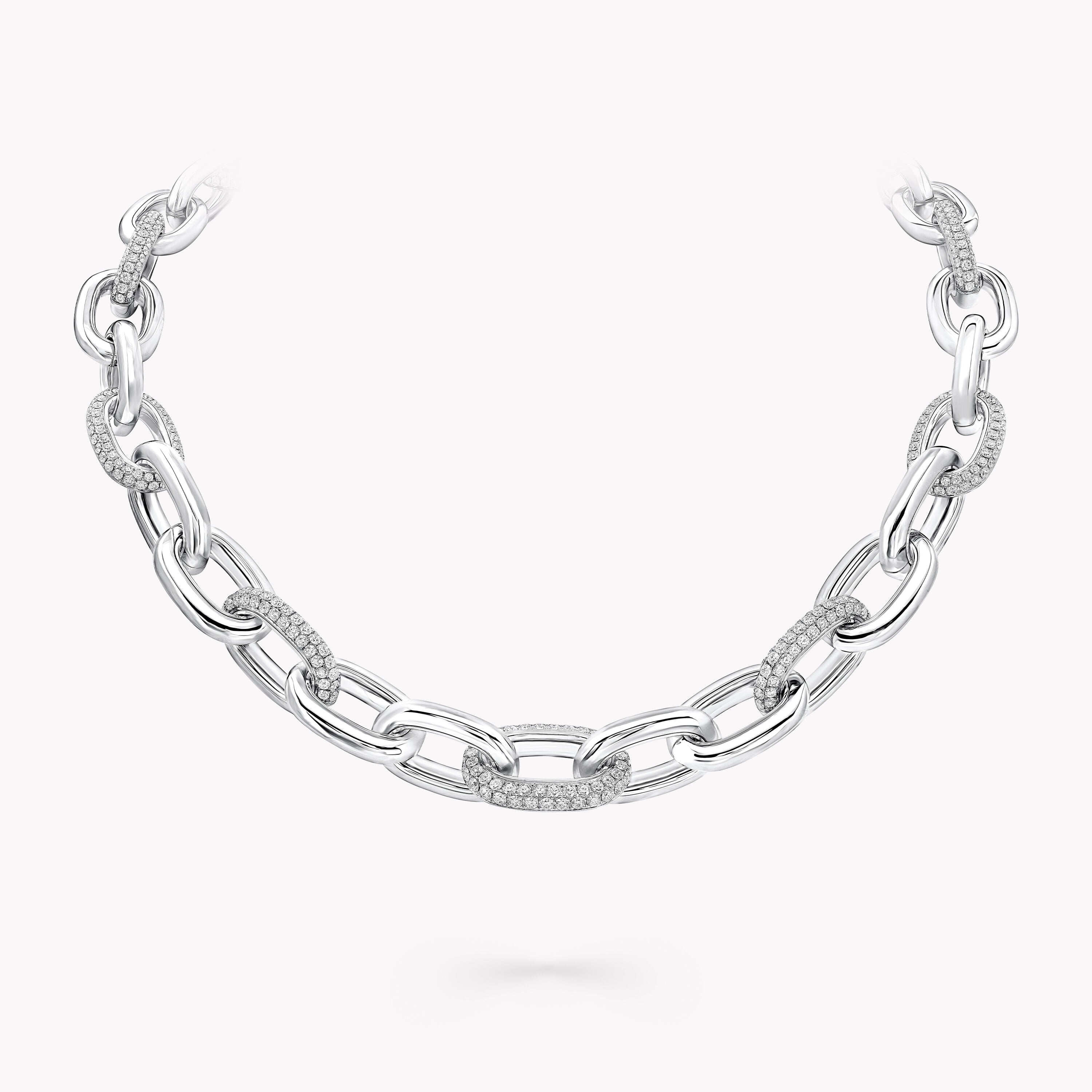 Carave Paris Luxury Pavé Link Chain Necklace
