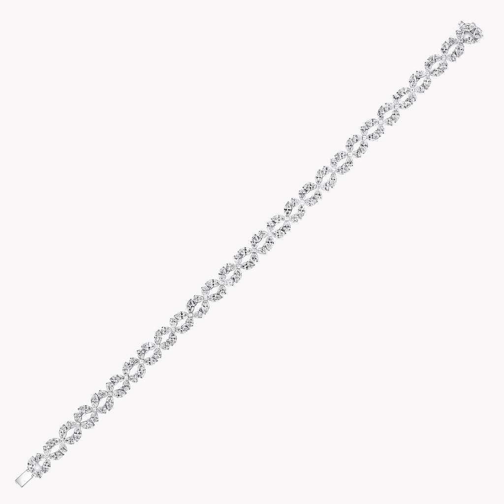 Carave Paris Marquise Diamond Tennis Bracelet