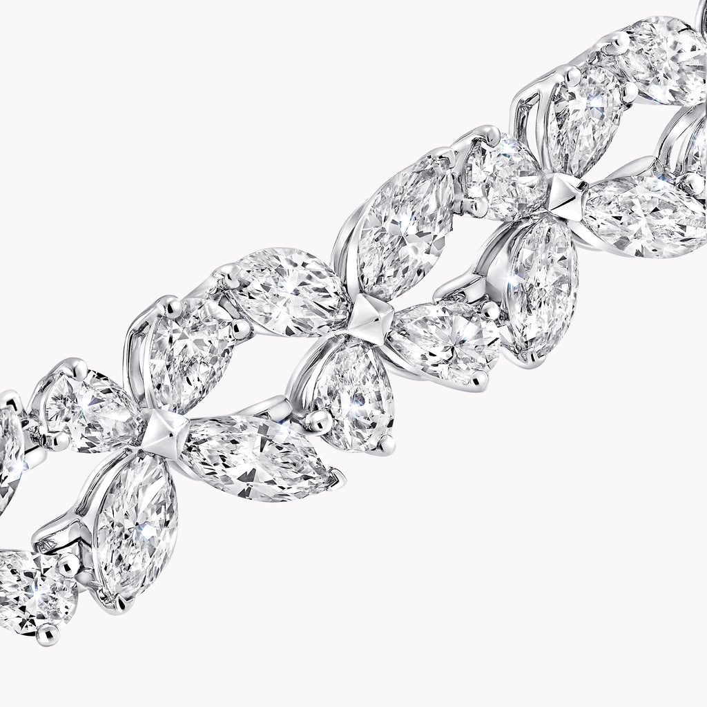 Carave Paris Marquise Diamond Tennis Bracelet