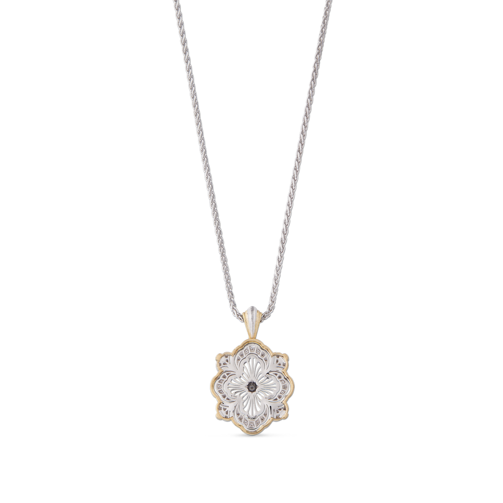Carave Paris Midnight Bloom Quatrefoil Pendant Necklace