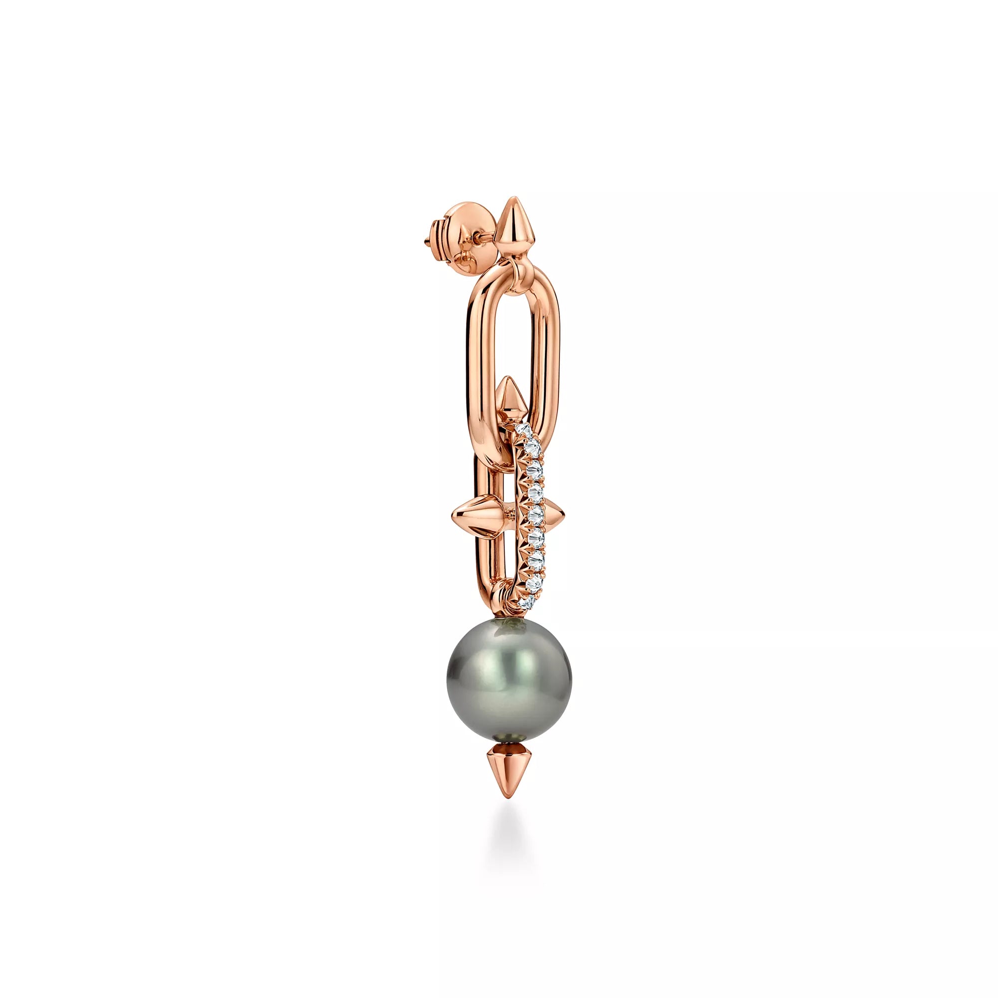 Carave Paris Midnight Pearl Link Drop Earring
