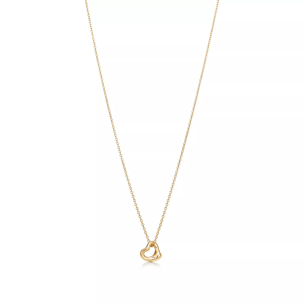 Carave Paris Minimal Open Heart Gold Necklace