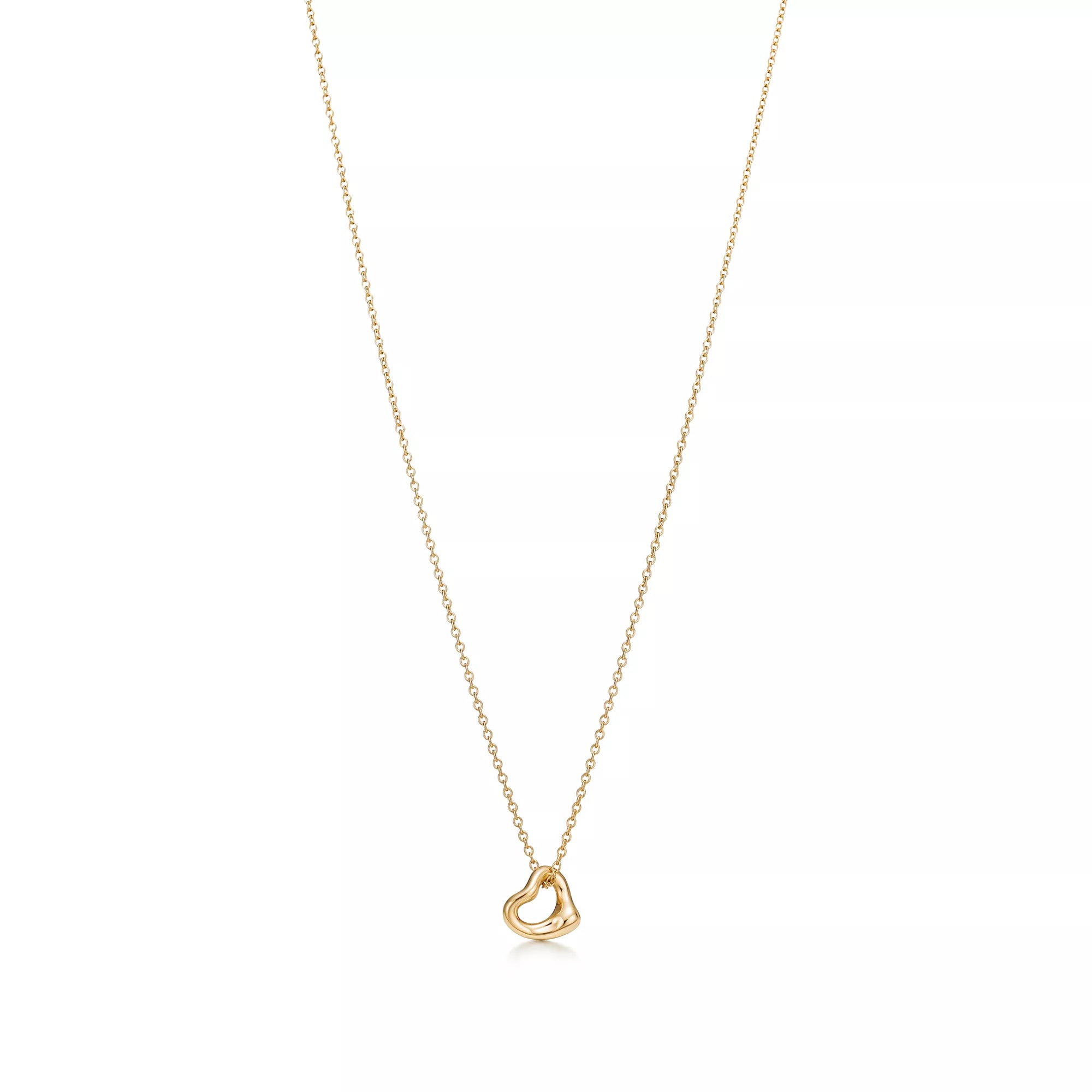 Carave Paris Minimal Open Heart Gold Necklace