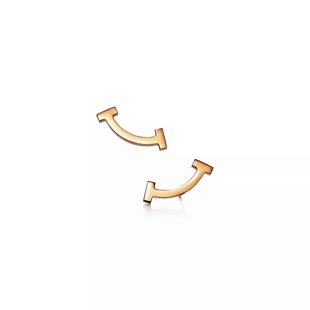 Carave Paris Minimalist Curve Bar Stud Earrings