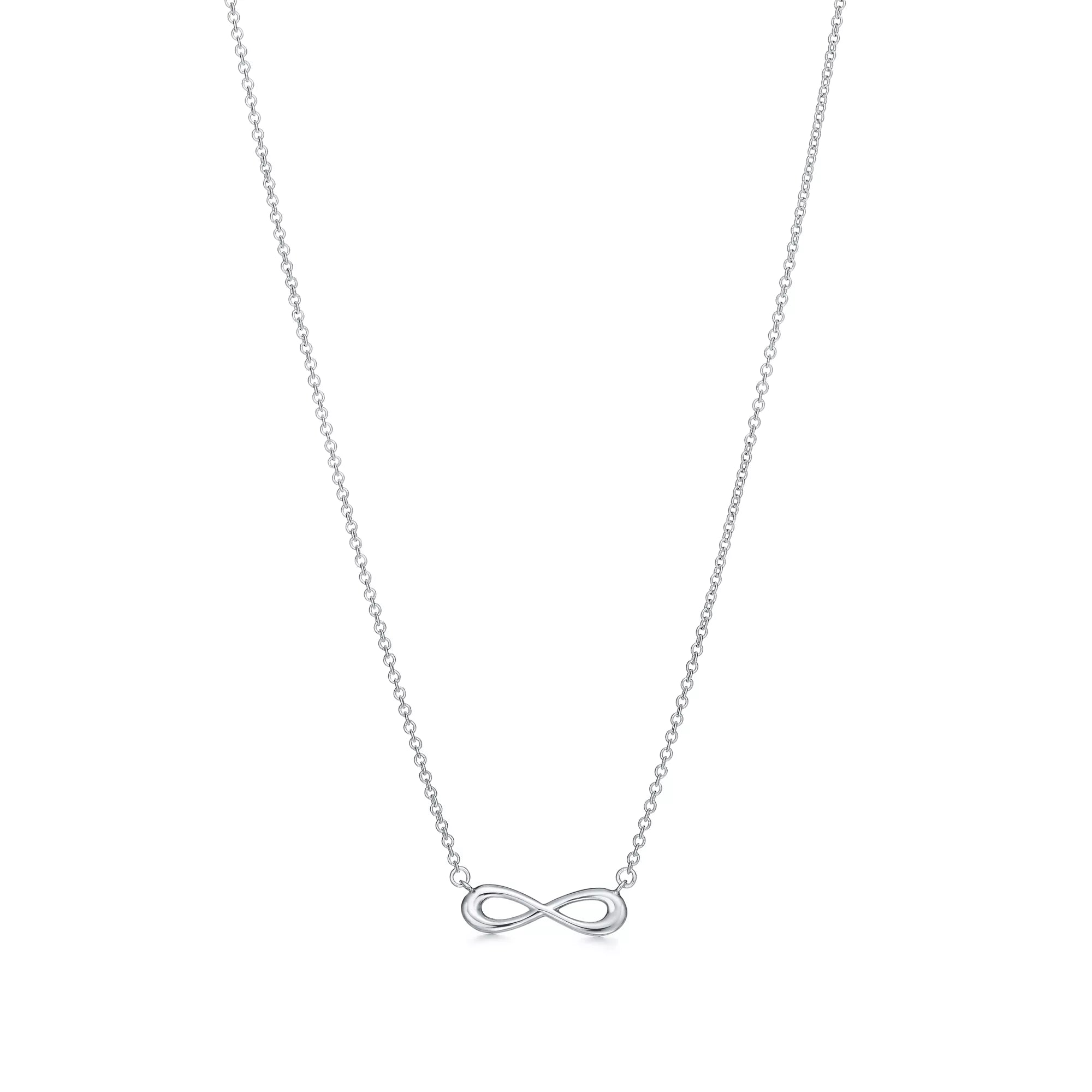 Carave Paris Minimalist Infinity Silver Necklace