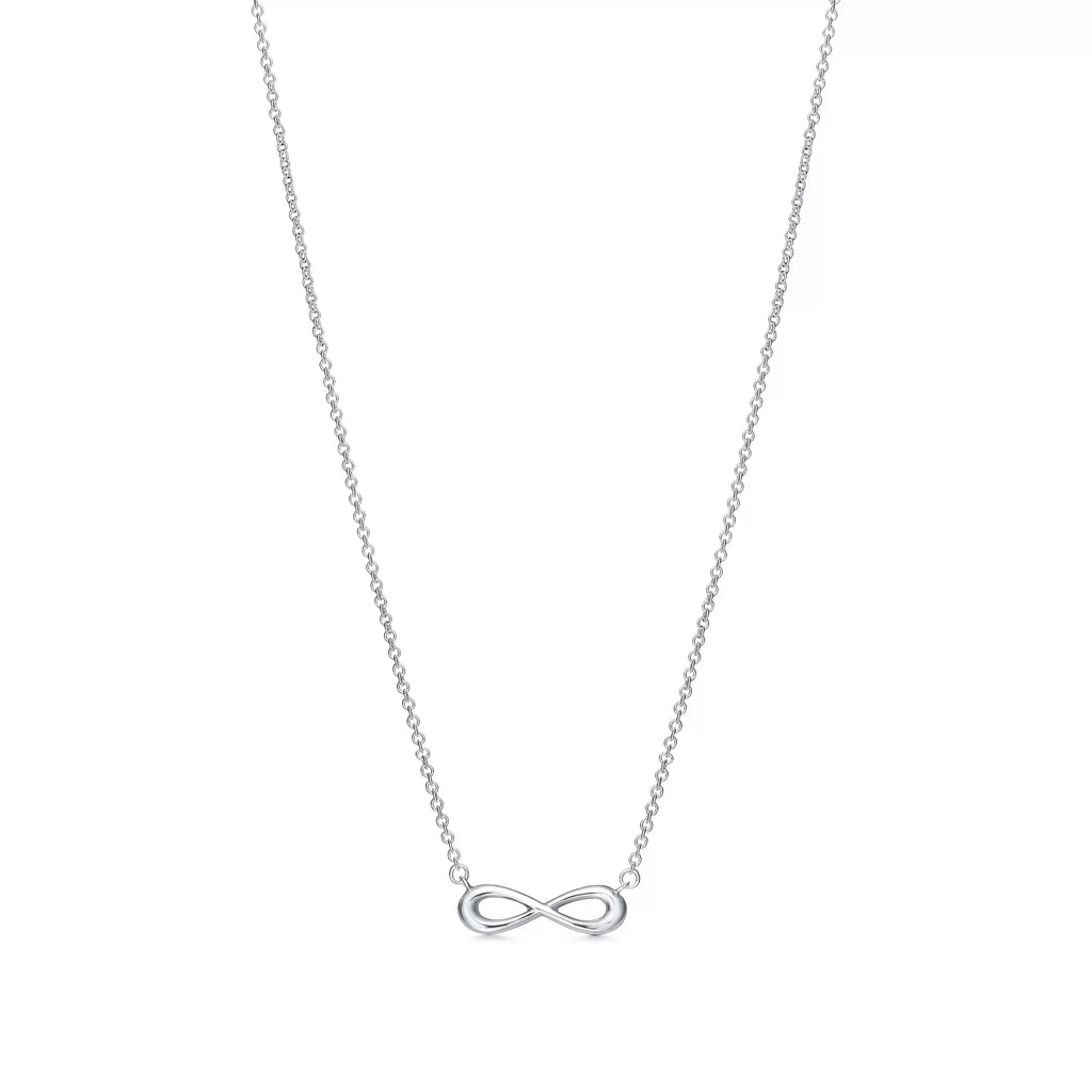 Carave Paris Minimalist Infinity Silver Necklace