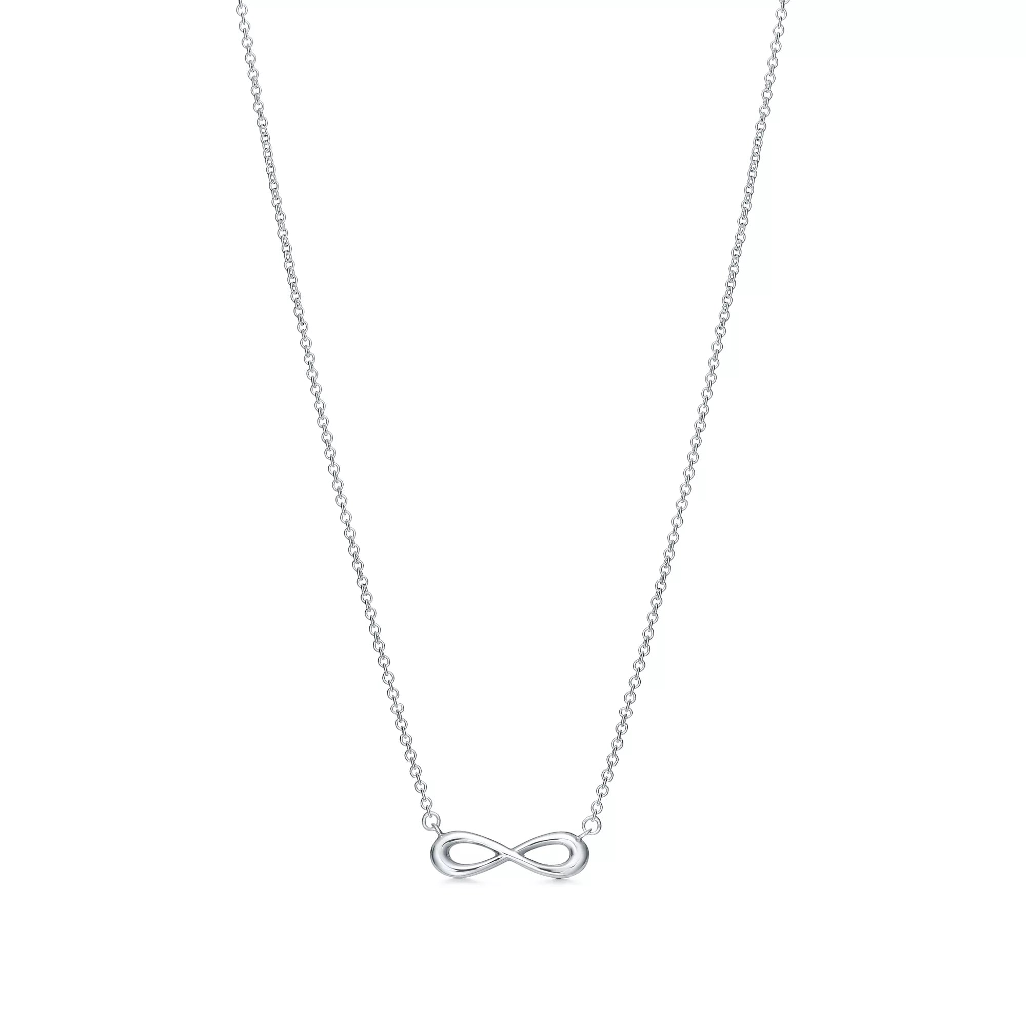 Carave Paris Minimalist Infinity Silver Necklace