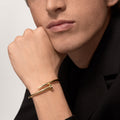 Carave Paris Minimalist Nail Open Bangle Bracelet