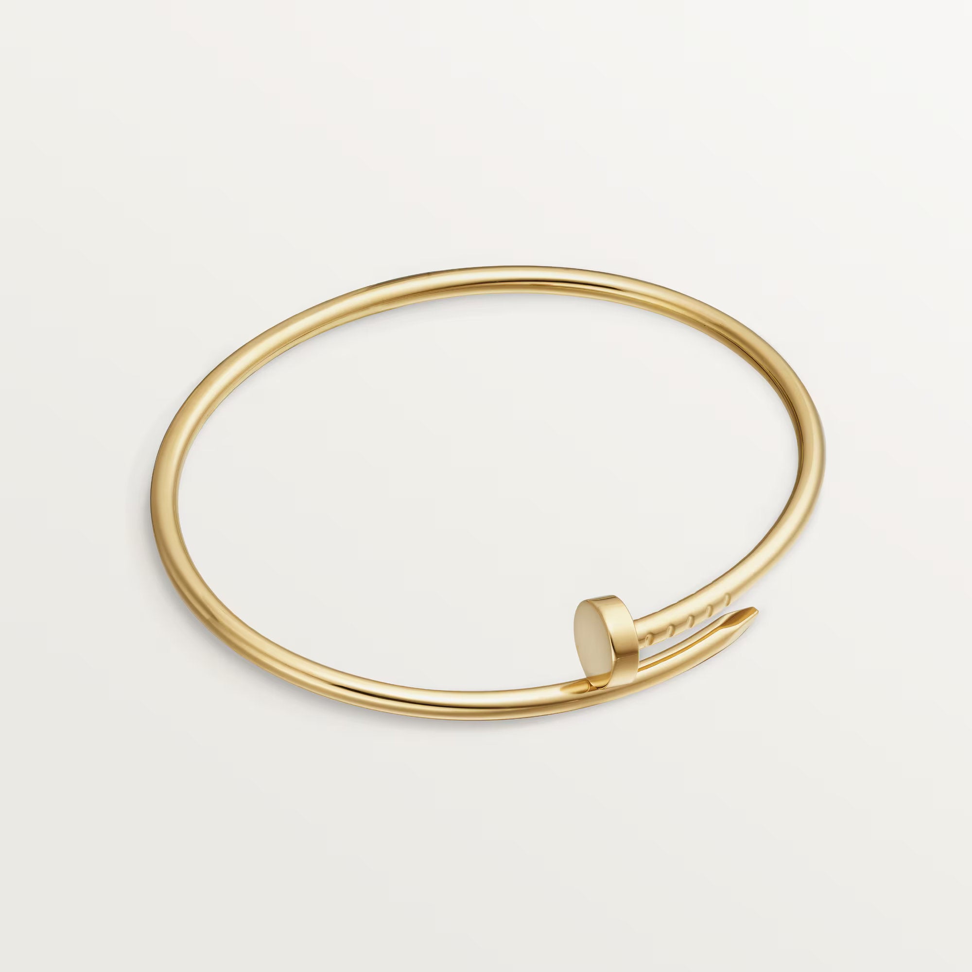 Carave Paris Minimalist Nail Open Bangle Bracelet