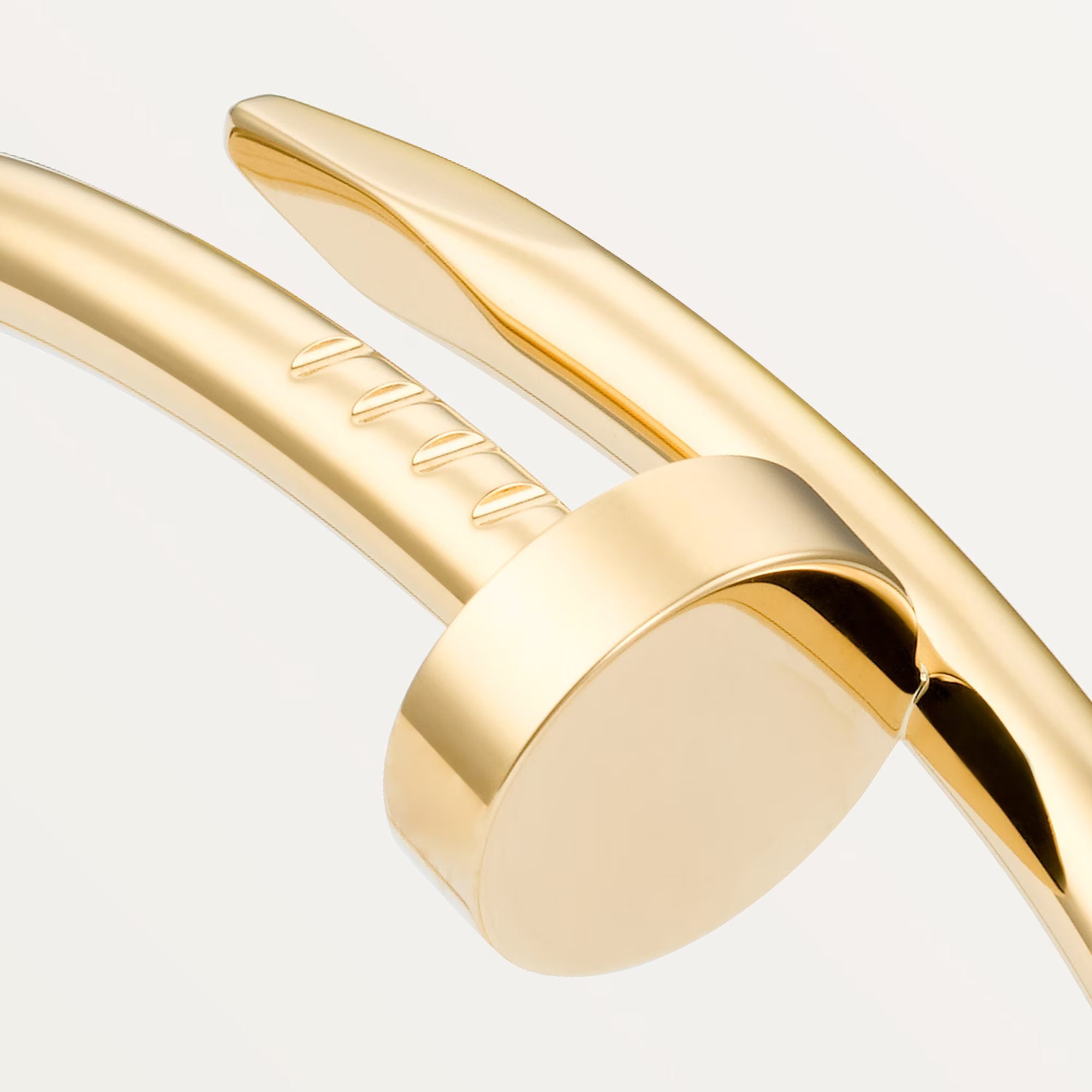 Carave Paris Minimalist Nail Open Bangle Bracelet