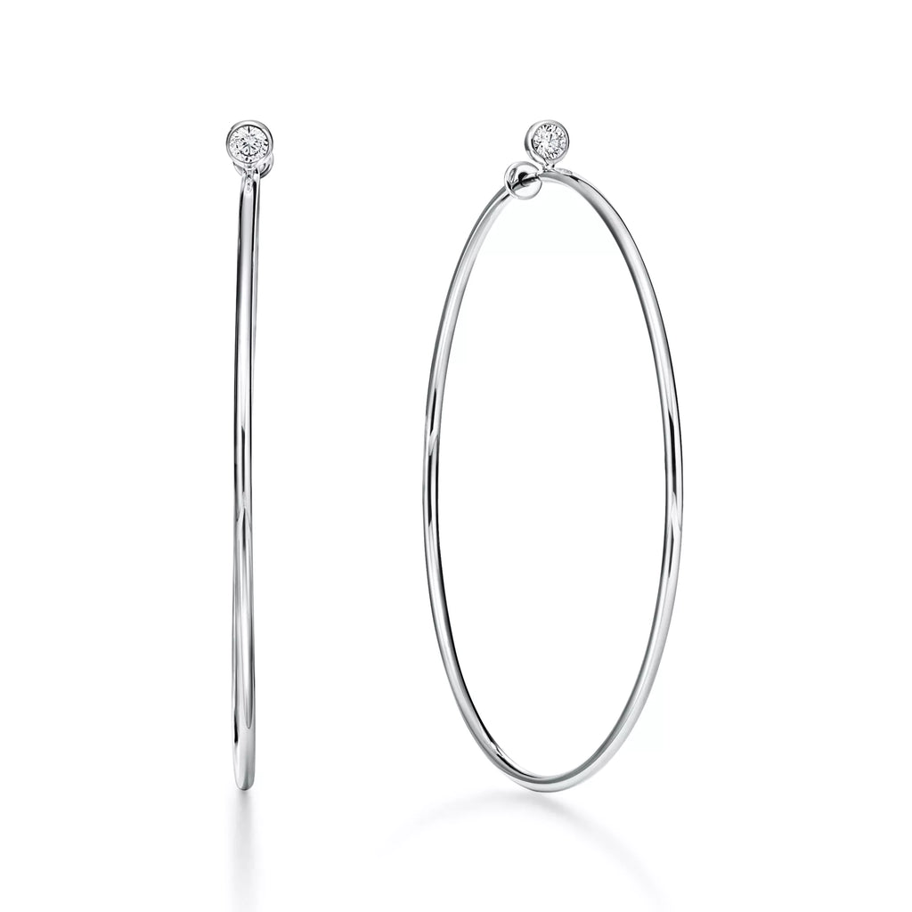 Carave Paris Minimalist Oval Hoop Earrings