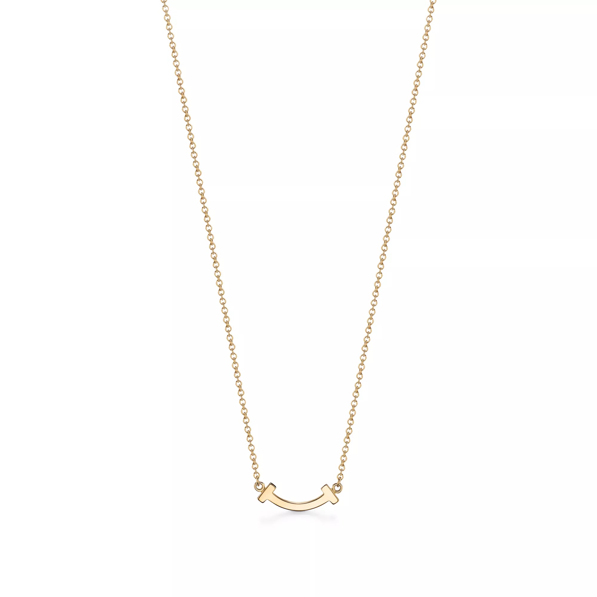 Carave Paris Minimalist Smile Bar Necklace