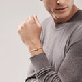 Carave Paris Minimalist T Rose Gold Bangle for Women