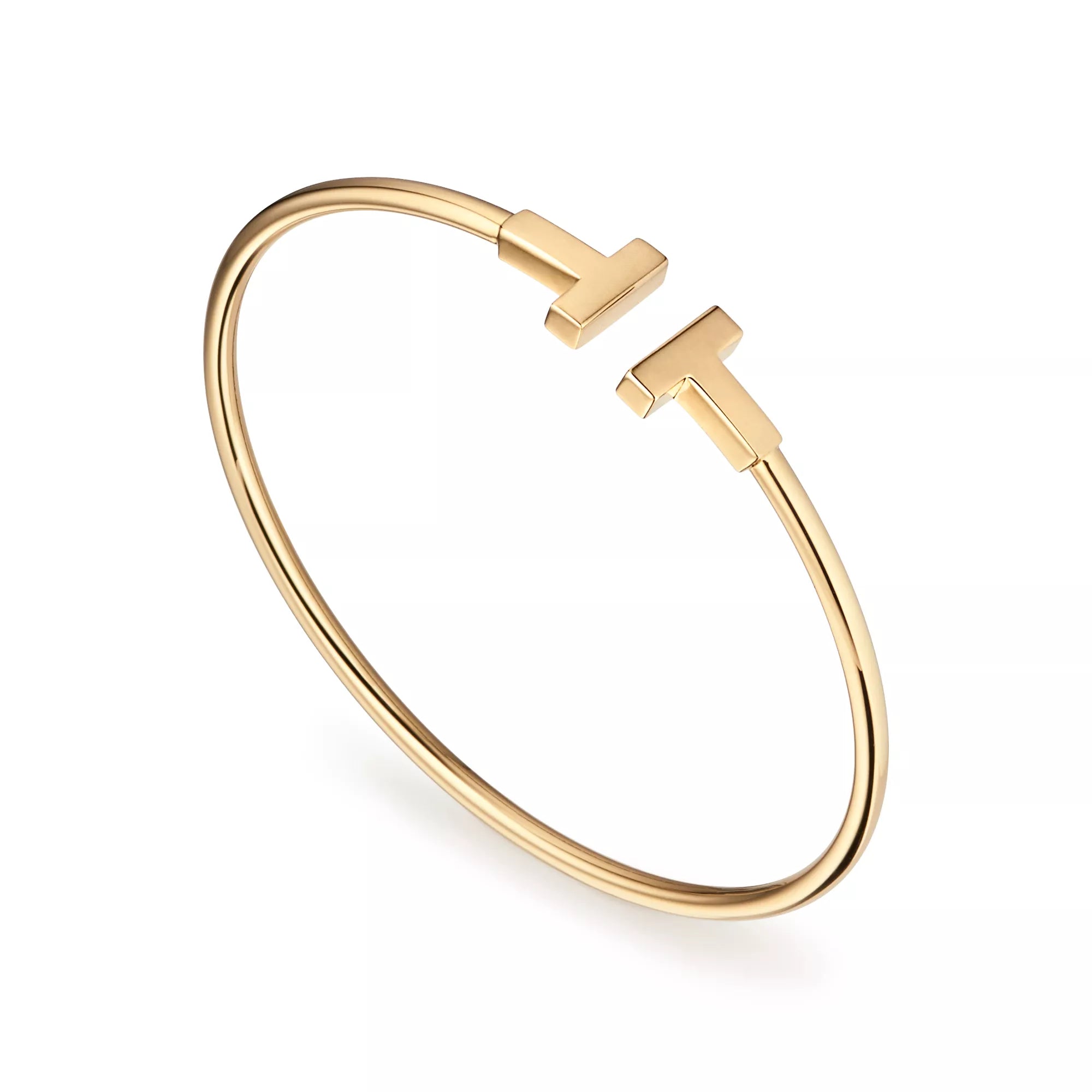 Carave Paris Minimalist T Wire Gold Bracelet for Women