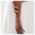 Carave Paris Minimalist T Wire White Gold Bracelet for Women