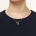 Carave Paris Modern Circle Pearl Pendant Necklace