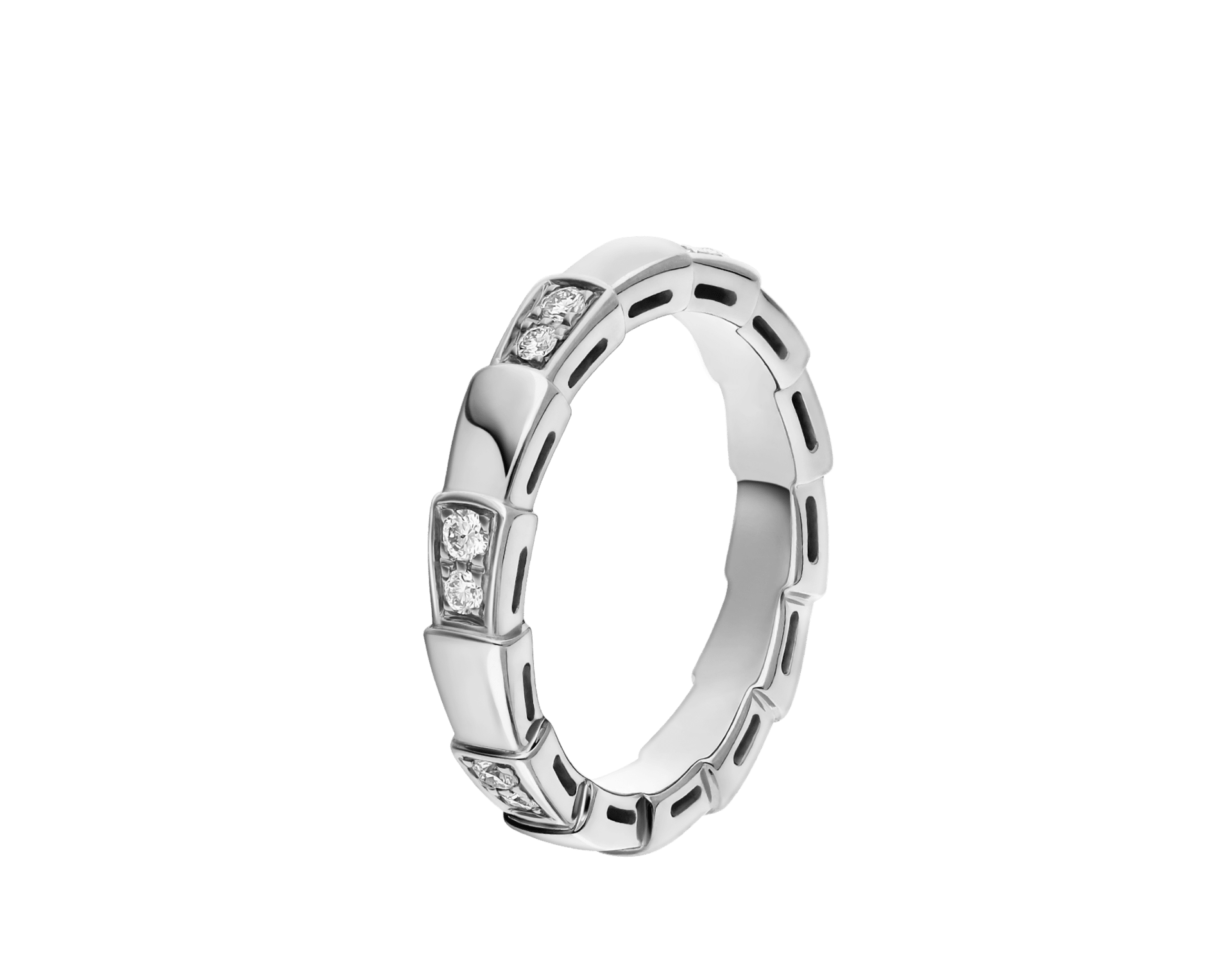 Carave Paris Modern Diamond Geometric Band Ring