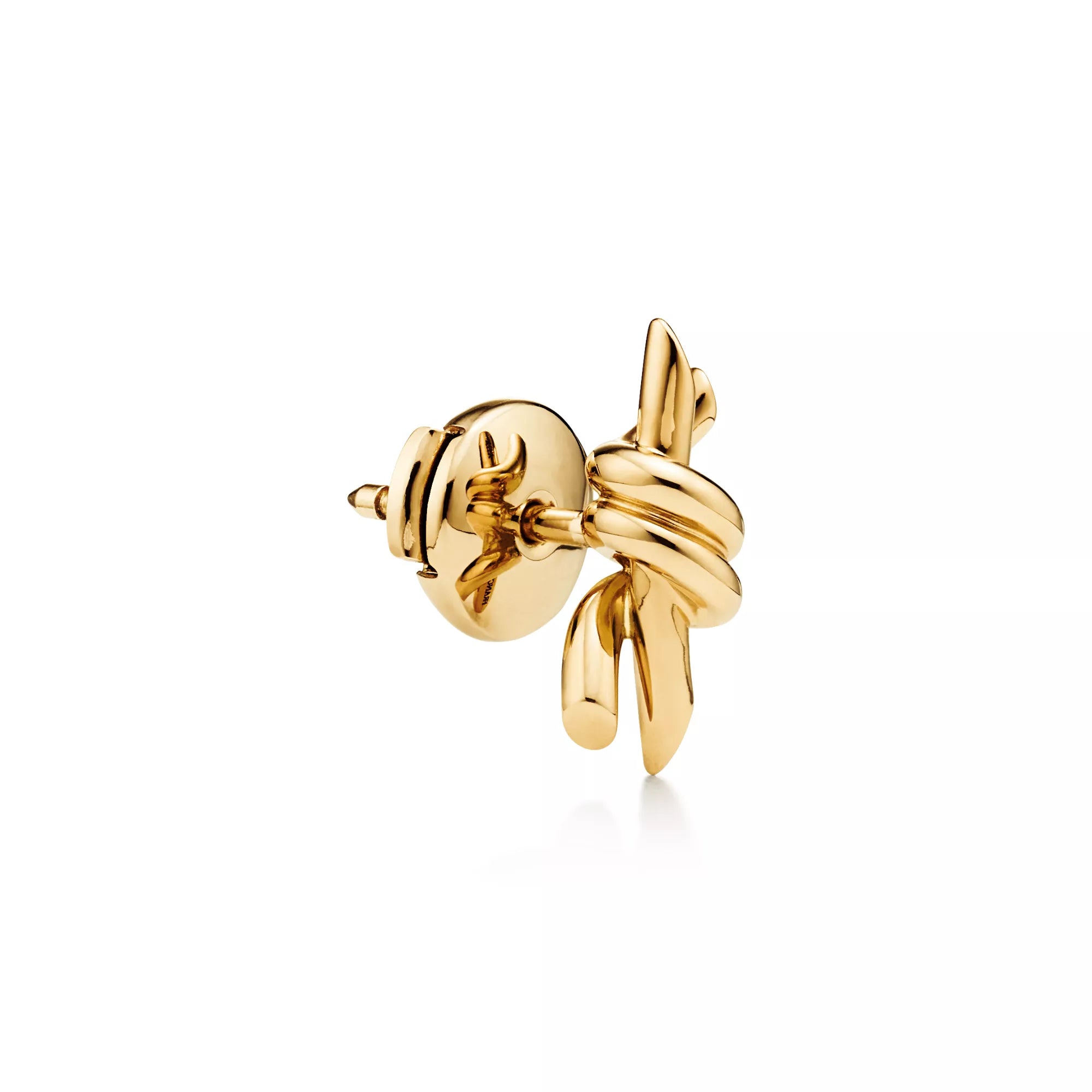 Carave Paris Modern Knot Sculpture Stud Earrings