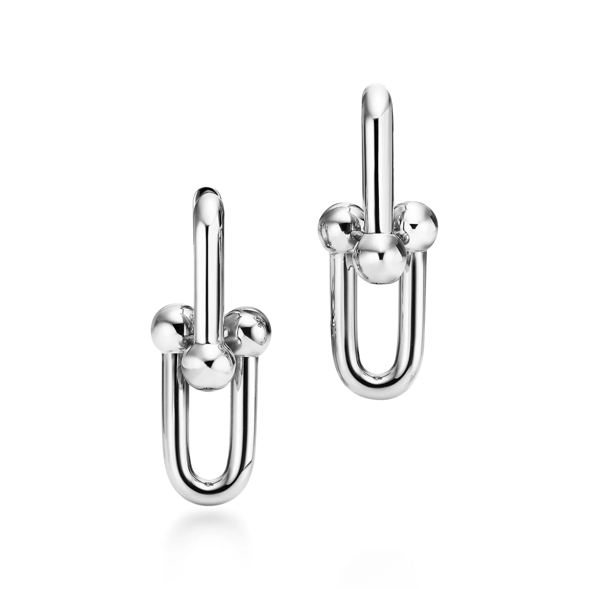 Carave Paris Modern Orbit Link Drop Earrings