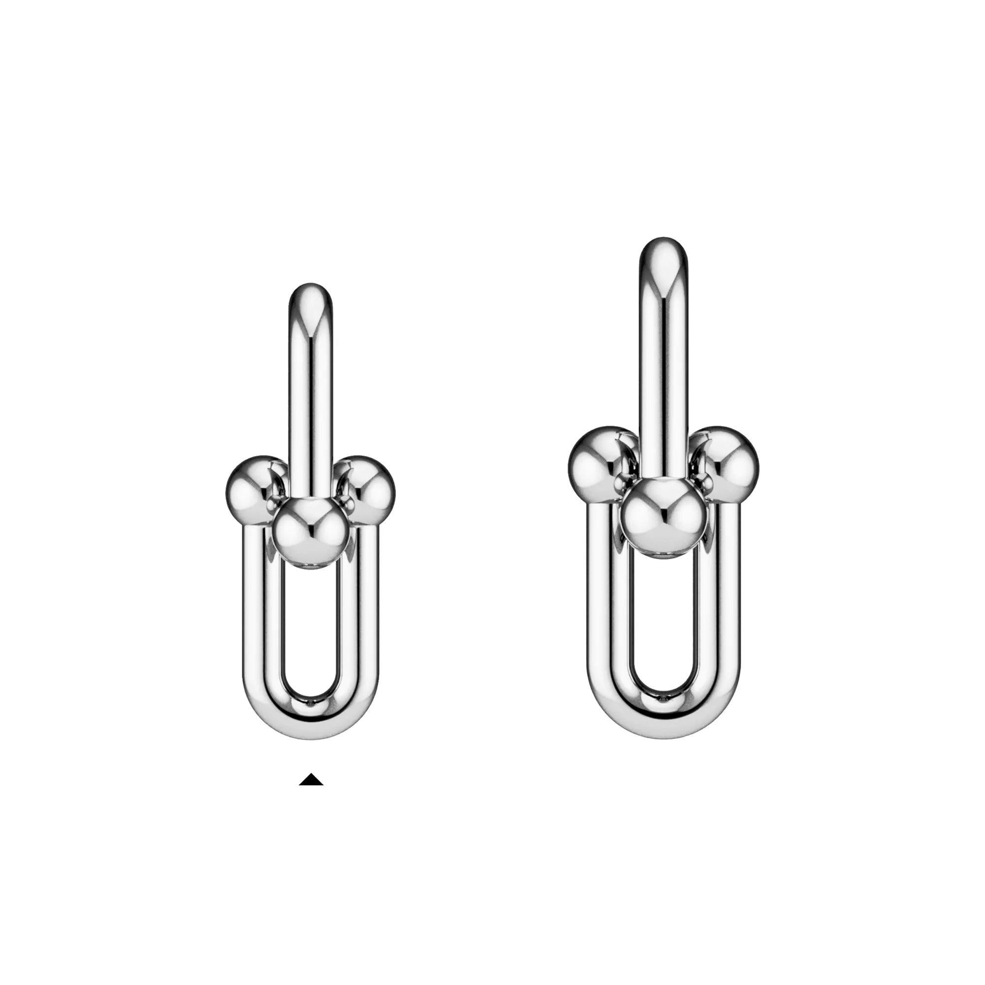 Carave Paris Modern Orbit Link Drop Earrings