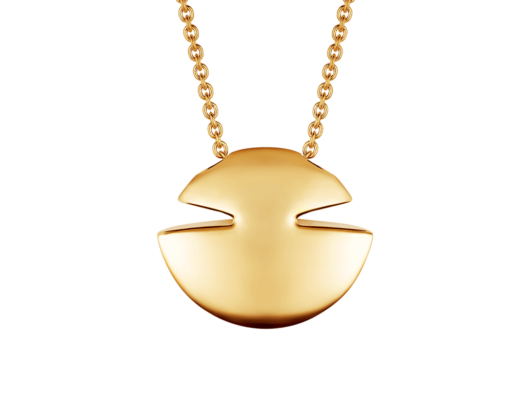 Carave Paris Modern Sculptural Orb Pendant Necklace