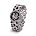 Carave Paris Noir Blossom Diamond Bracelet Watch