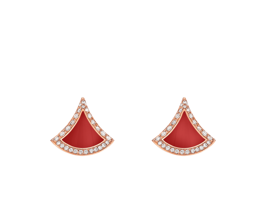 Carave Paris Onyx Pavé Fan Stud Earrings
